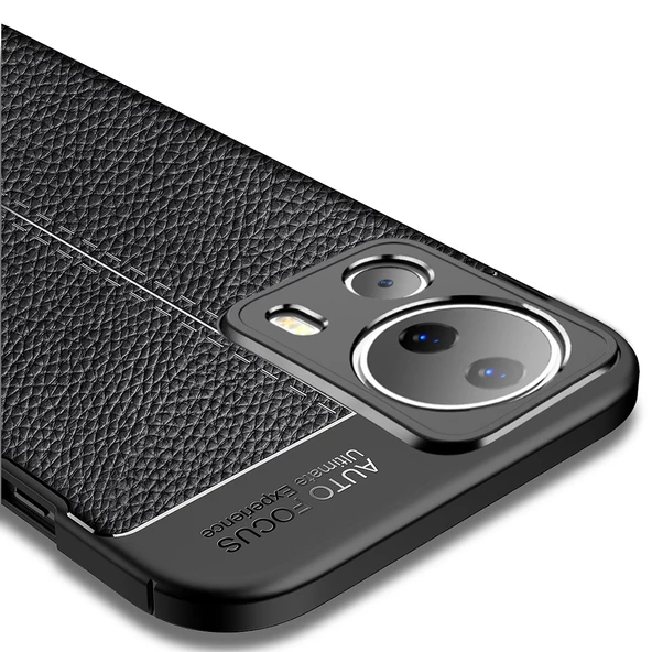 Xiaomi Mi 13 Lite - Kılıf Auto Focus Karbon Niss Silikon Kapak - Resim 2