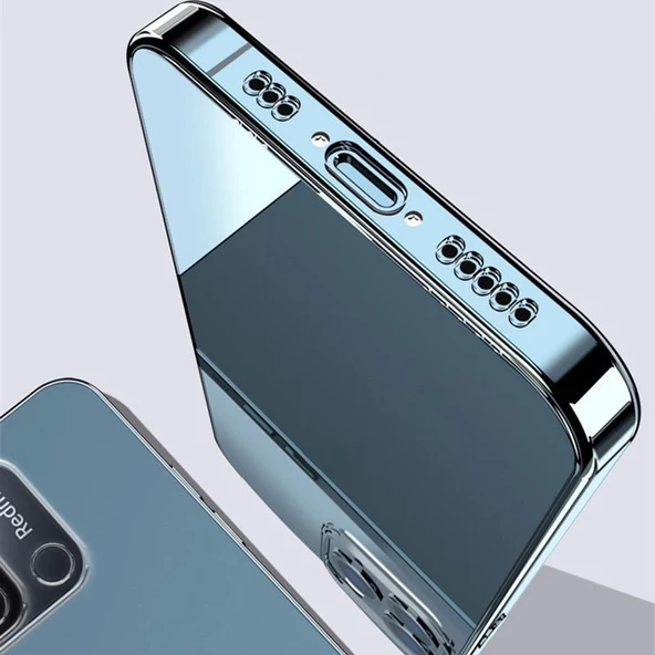 Xiaomi Redmi 12C - Kılıf Şeffaf Soft Slim Fitt Süper Silikon Kapak - Resim 7