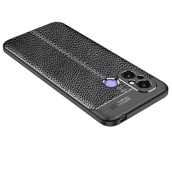 Xiaomi Redmi 12C - Kılıf Auto Focus Karbon Niss Silikon Kapak - Resim 4