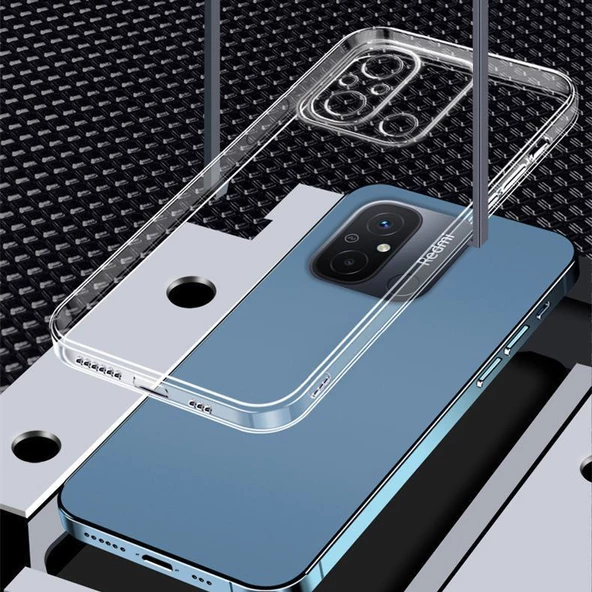 Xiaomi Redmi 12C - Kılıf Şeffaf Soft Slim Fitt Süper Silikon Kapak - Resim 3