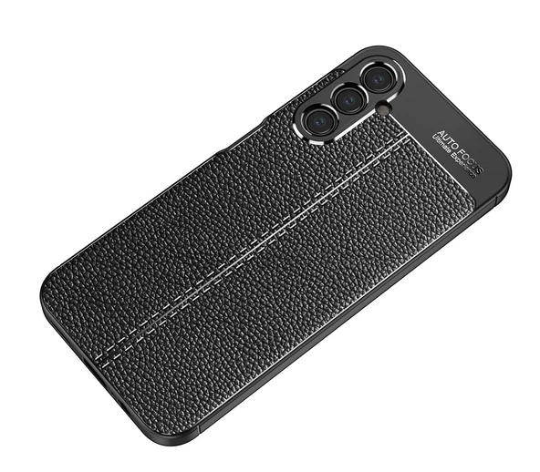 Samsung Galaxy A34 - Kılıf Auto Focus Karbon Niss Silikon Kapak - Resim 6