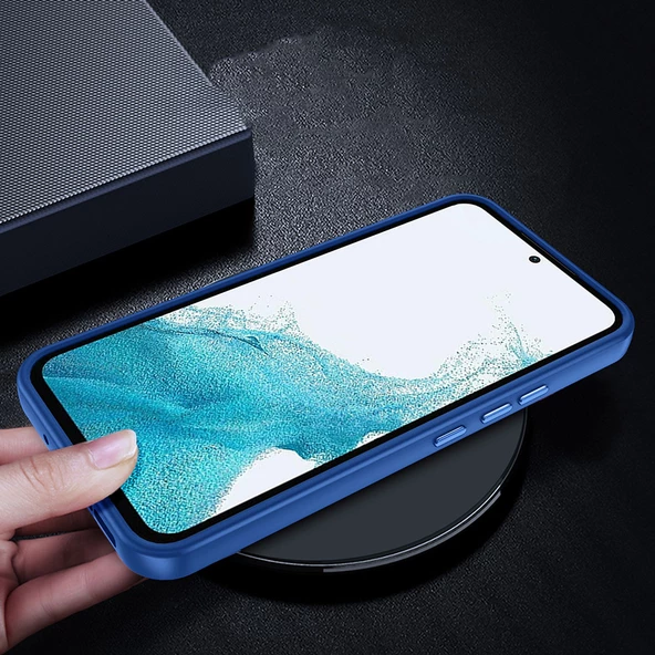 Samsung Galaxy A14 - Kılıf Arkası Şeffaf Kamera Çevresi Parlak Zıt Renkli Flora Kapak - Resim 3