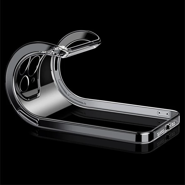 Xiaomi Redmi 12C - Kılıf Şeffaf Soft Slim Fitt Süper Silikon Kapak - Resim 2