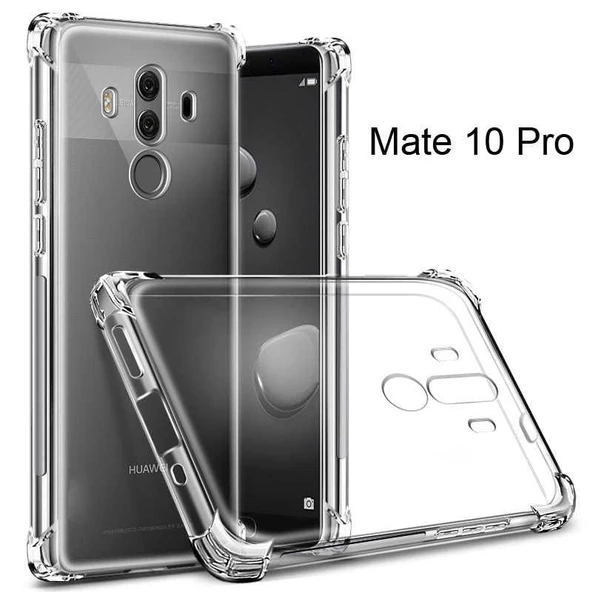 Huawei Mate 10 Pro - Kılıf Kenar Köşe Korumalı Nitro Anti Shock Silikon