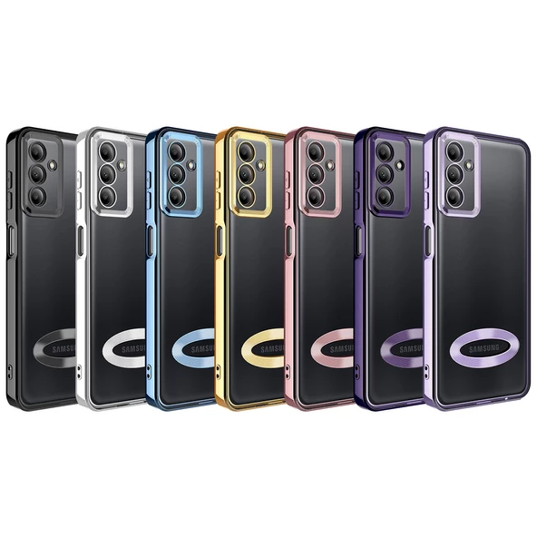 Samsung Galaxy A14 - Kılıf Kamera Korumalı Logo Gösteren Omega Kapak - Resim 2