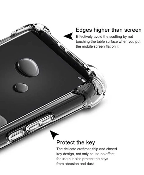 Huawei Mate 10 Pro - Kılıf Kenar Köşe Korumalı Nitro Anti Shock Silikon - 5