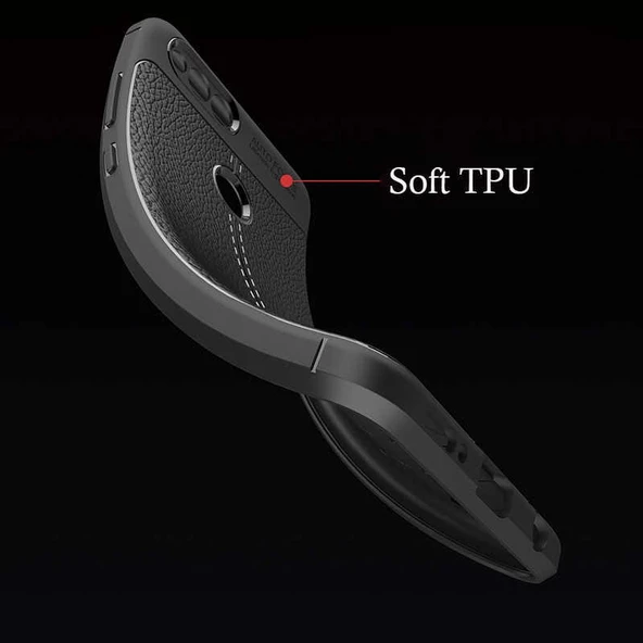 Huawei Honor 7X - Kılıf Auto Focus Karbon Niss Silikon Kapak - Resim 6