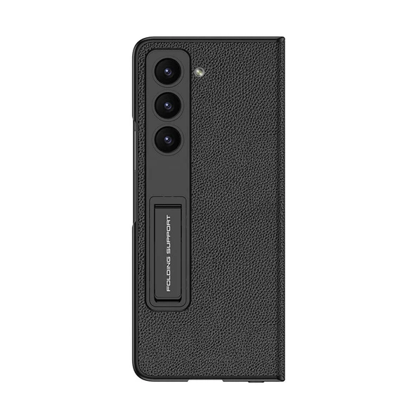 Samsung Galaxy Z Fold 5 - Kılıf Koruyucu Kalem Bölmeli Droga Kapak - Resim 2