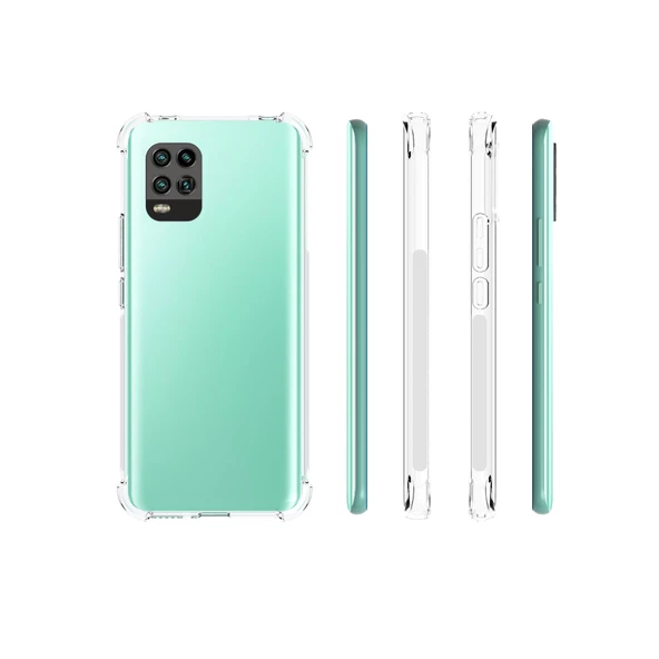 Xiaomi Mi 10 Lite - Kılıf Kenar Köşe Korumalı Nitro Anti Shock Silikon - 2