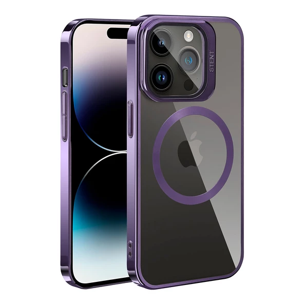 Apple iPhone 14 Pro - Kılıf Magsafe Şarj Özellikli Standlı Klon Kapak ürün görseli