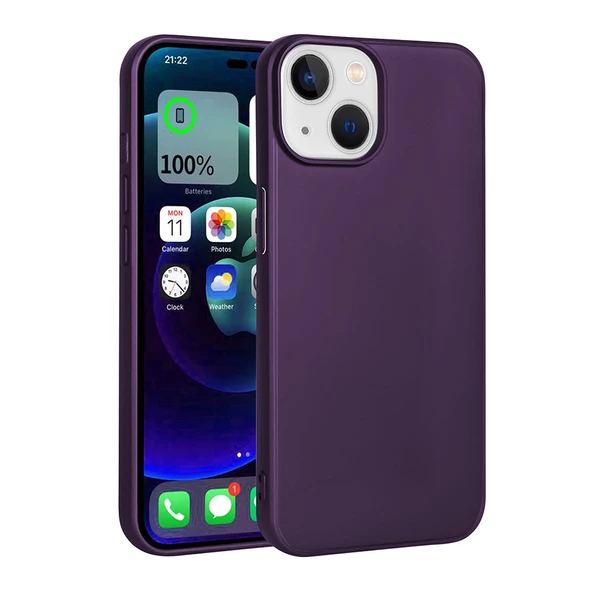 Apple iPhone 15 Plus - Kılıf Mat Soft Premier Silikon Kapak