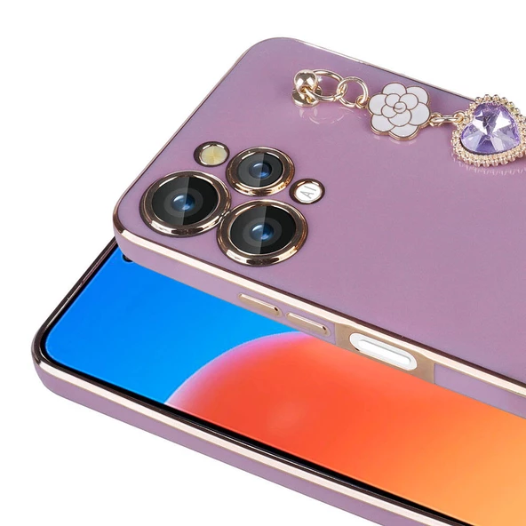 Xiaomi Redmi 12 4G - Kılıf El Tutamaçlı Kamera Korumalı Taka Silikon Kapak - Resim 3