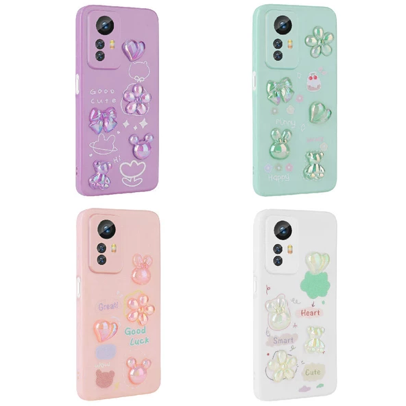 Xiaomi Redmi Note 12S - Kılıf Kabartma Figürlü Parlak Toys Silikon Kapak - Resim 2