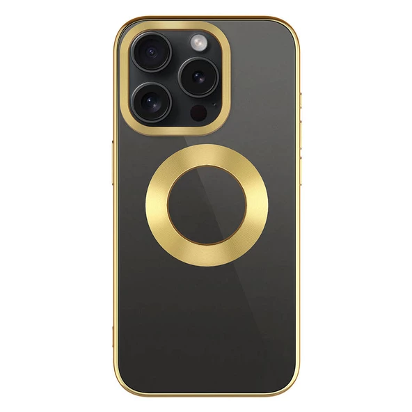 Apple iPhone 15 Pro Max - Kılıf Tek Kamera Çerçeveli Logo Gösteren Omega Kapak - Resim 2