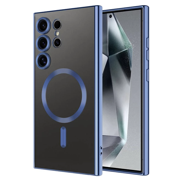 Samsung Galaxy S24 Ultra - Kılıf Kamera Korumalı Magsafe Wireless Şarj Özellikli Demre Kapak ürün görseli