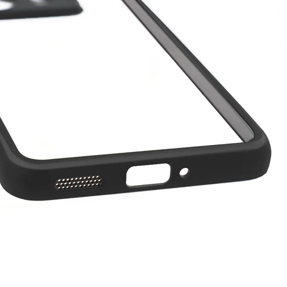 Xiaomi Mi 13T Pro - Kılıf Kamera Korumalı Şeffaf Arka Yüzey New Roll Kapak - Resim 5