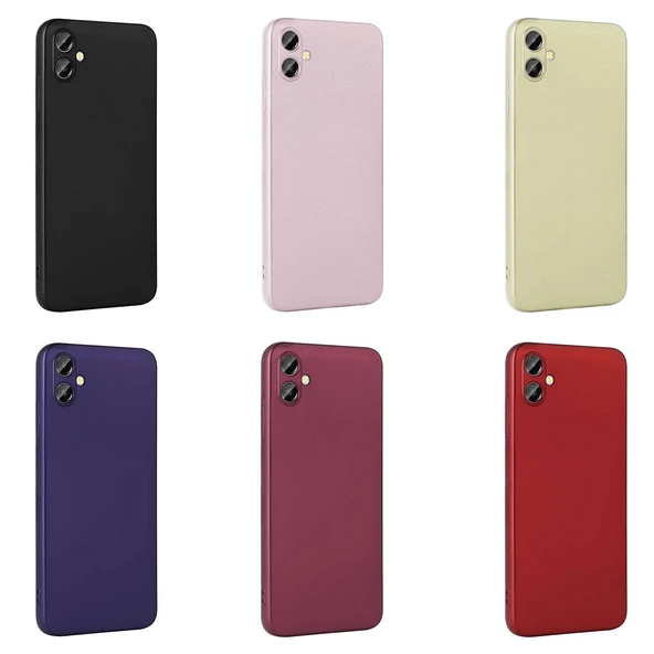 Samsung Galaxy A05 - Kılıf Mat Soft Premier Silikon Kapak - Resim 7