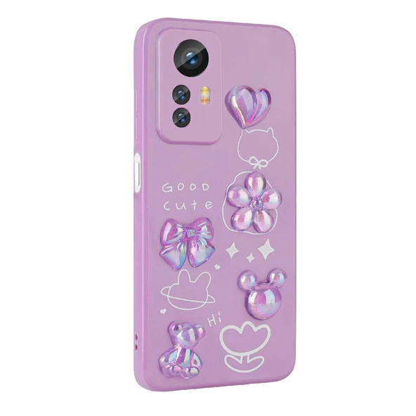 Xiaomi Redmi Note 12S - Kılıf Kabartma Figürlü Parlak Toys Silikon Kapak - Resim 3