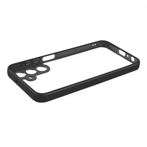 Samsung Galaxy A25 - Kılıf Kamera Korumalı Şeffaf Arka Yüzey New Roll Kapak - Resim 5