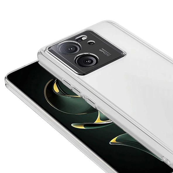 Xiaomi Mi 13T Pro - Kılıf Nano Oleofobik Özellikli Sert Arka Yüzey Droga Kapak - Resim 3