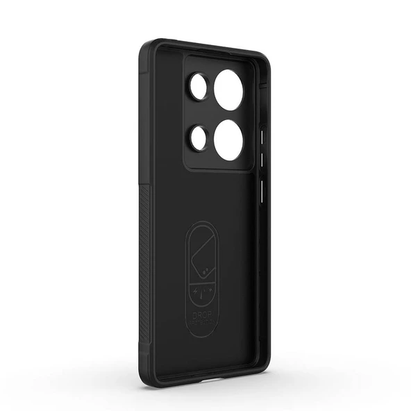 Xiaomi Redmi Note 13 Pro 4G Kılıf Esnek TPU Oyuklu Arka Yüzey Tasarımlı Etnik Silikon Kapak - Resim 5