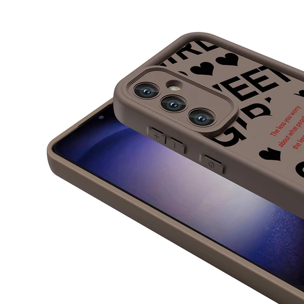 Samsung Galaxy S23 FE - Kılıf Kamera Korumalı Baskılı Arka Yüzey Klas Kapak - Resim 4