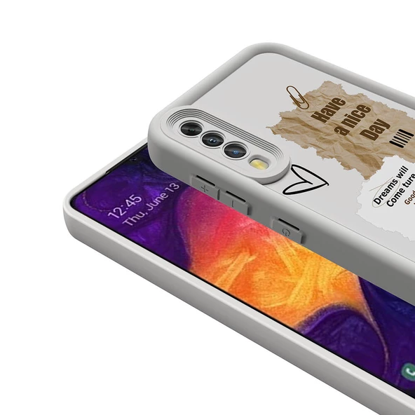 Samsung Galaxy A50 - Kılıf Kamera Korumalı Baskılı Arka Yüzey Klas Kapak - Resim 6