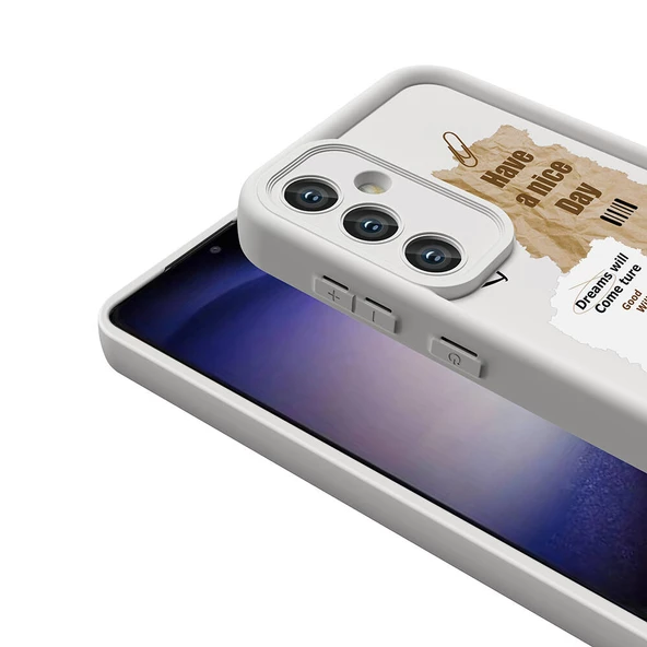 Samsung Galaxy S23 FE - Kılıf Kamera Korumalı Baskılı Arka Yüzey Klas Kapak - Resim 6