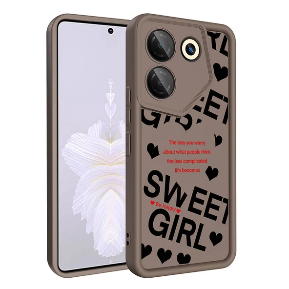 Tecno Camon 20 Pro 5G - Kılıf Kamera Korumalı Baskılı Arka Yüzey Klas Kapak ürün görseli