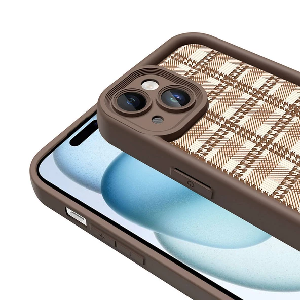 Apple iPhone 15 - Kılıf Kamera Korumalı Baskılı Arka Yüzey Klas Kapak - 6