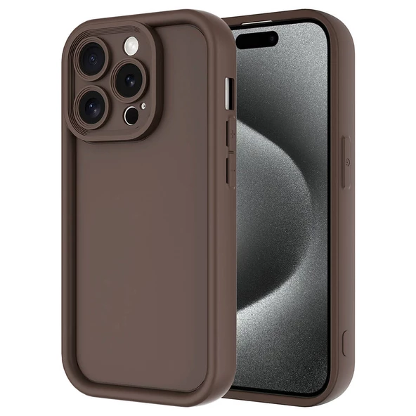 Apple iPhone 15 Pro - Kılıf Kamera Korumalı Ananas Kapak