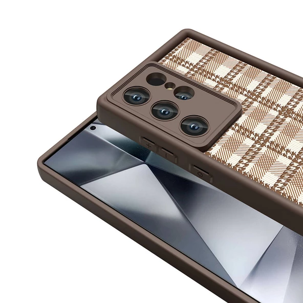 Samsung Galaxy S23 Ultra - Kılıf Kamera Korumalı Baskılı Arka Yüzey Klas Kapak - Resim 6