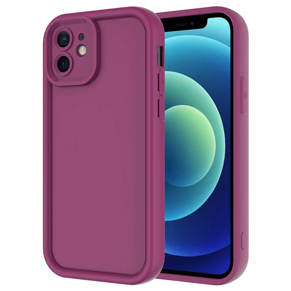 Apple iPhone 12 - Kılıf Kamera Korumalı Ananas Kapak ürün görseli