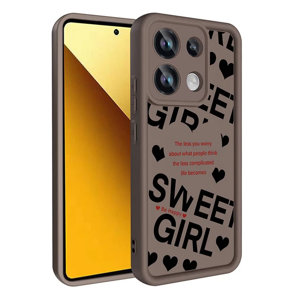 Xiaomi Redmi Note 13 Pro 4G - Kılıf Kamera Korumalı Baskılı Arka Yüzey Klas Kapak - 3