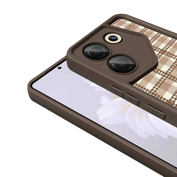 Tecno Camon 20 Pro 5G - Kılıf Kamera Korumalı Baskılı Arka Yüzey Klas Kapak - Resim 4