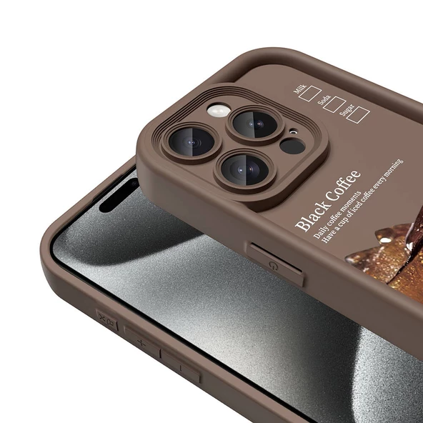 Apple iPhone 15 Pro - Kılıf Kamera Korumalı Baskılı Arka Yüzey Klas Kapak - Resim 6