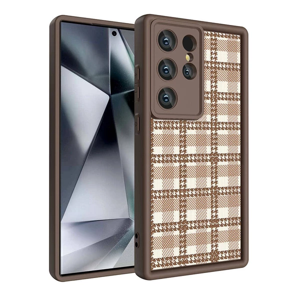 Samsung Galaxy S23 Ultra - Kılıf Kamera Korumalı Baskılı Arka Yüzey Klas Kapak ürün görseli