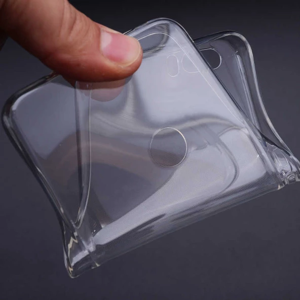 Vestel Venüs Z20 - Kılıf Şeffaf Soft Slim Fitt Süper Silikon Kapak - Resim 3