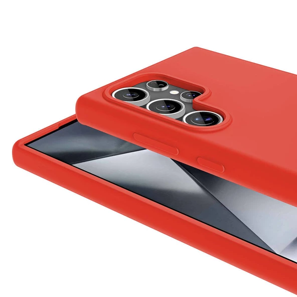 Samsung Galaxy S24 Ultra - Kılıf Magsafe Şarj Özellikli Sıvı Teknolojili Silinebilir Sert Kivi Kapak - Resim 2