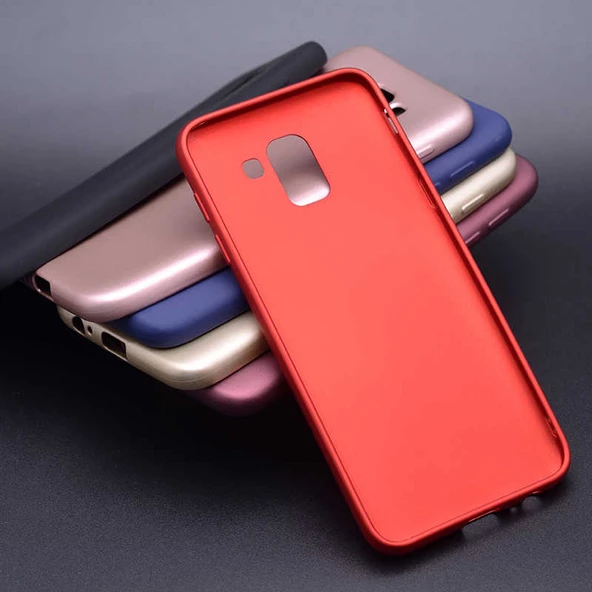 Samsung Galaxy J6 - Kılıf Mat Soft Premier Silikon Kapak - Resim 2