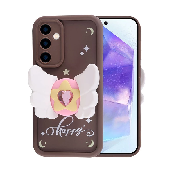 Samsung Galaxy A35 - Kılıf Kamera Korumalı Figür Tasarımlı Kapya Kapak - 2