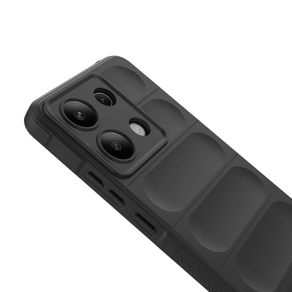 Xiaomi Redmi Note 13 4G Kılıf Esnek TPU Oyuklu Arka Yüzey Tasarımlı Etnik Silikon Kapak - Resim 8