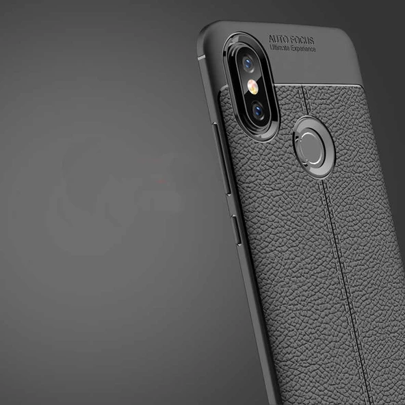 Xiaomi Mi 8 - Kılıf Auto Focus Karbon Niss Silikon Kapak - Resim 4