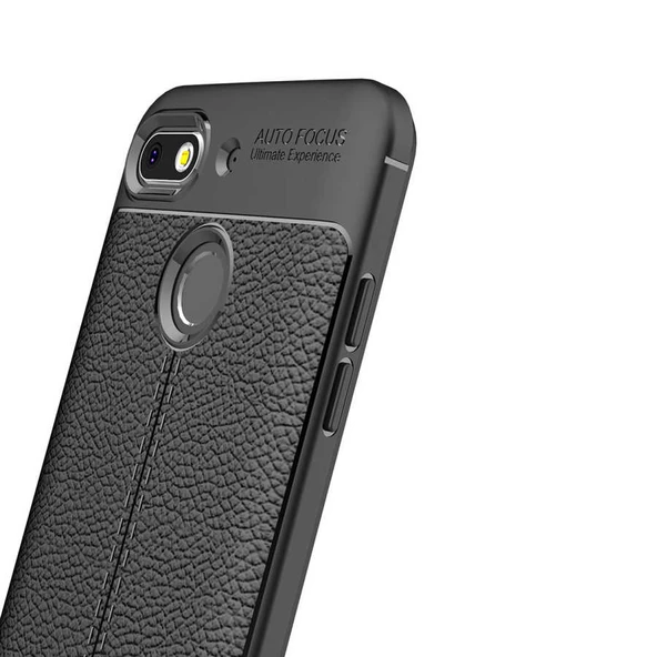 General Mobile GM 8 Go - Kılıf Auto Focus Karbon Niss Silikon Kapak - Resim 4