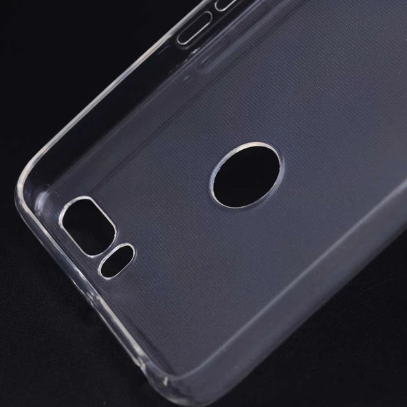 Vestel Venüs Z20 - Kılıf Şeffaf Soft Slim Fitt Süper Silikon Kapak - Resim 5