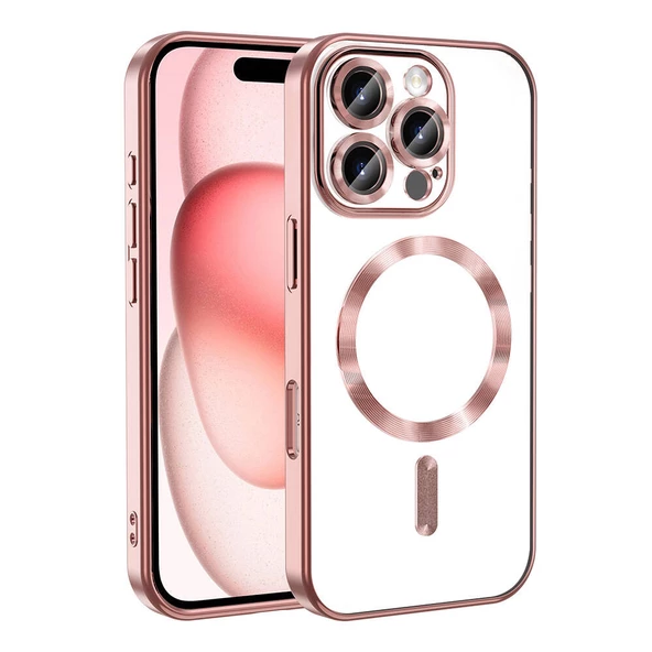 Apple iPhone 16 Pro - Kılıf Kamera Korumalı Magsafe Wireless Şarj Özellikli Demre Kapak