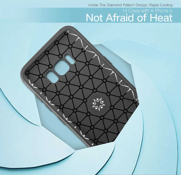 Samsung Galaxy S8 Plus - Kılıf Yüzüklü Karbon Ravel Silikon Kapak - Resim 2