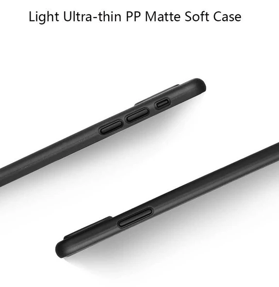 Apple iPhone X - Kılıf 1.Kalite Mat Ultra İnce PP Kapak - Resim 4