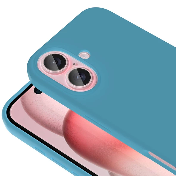 Apple iPhone 16 - Kılıf Magsafe Şarj Özellikli Sıvı Teknolojili Silinebilir Sert Kivi Kapak - Resim 4