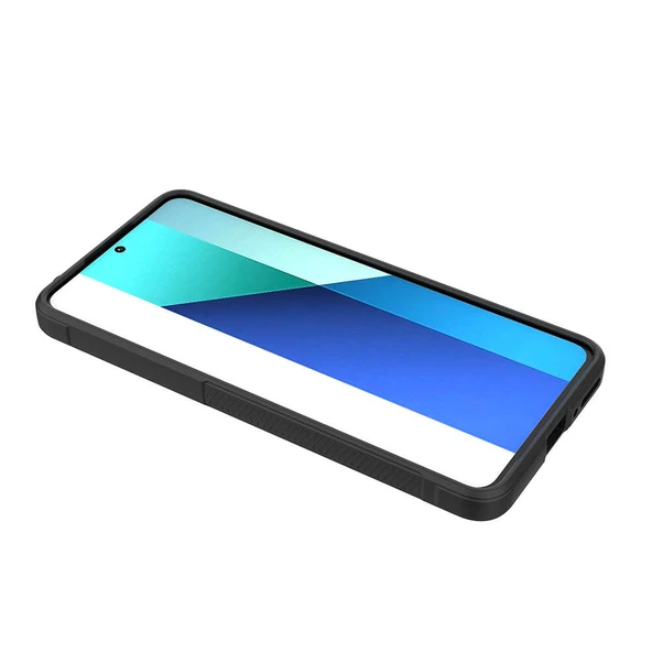 Xiaomi Redmi Note 13 4G Kılıf Esnek TPU Oyuklu Arka Yüzey Tasarımlı Etnik Silikon Kapak - Resim 7